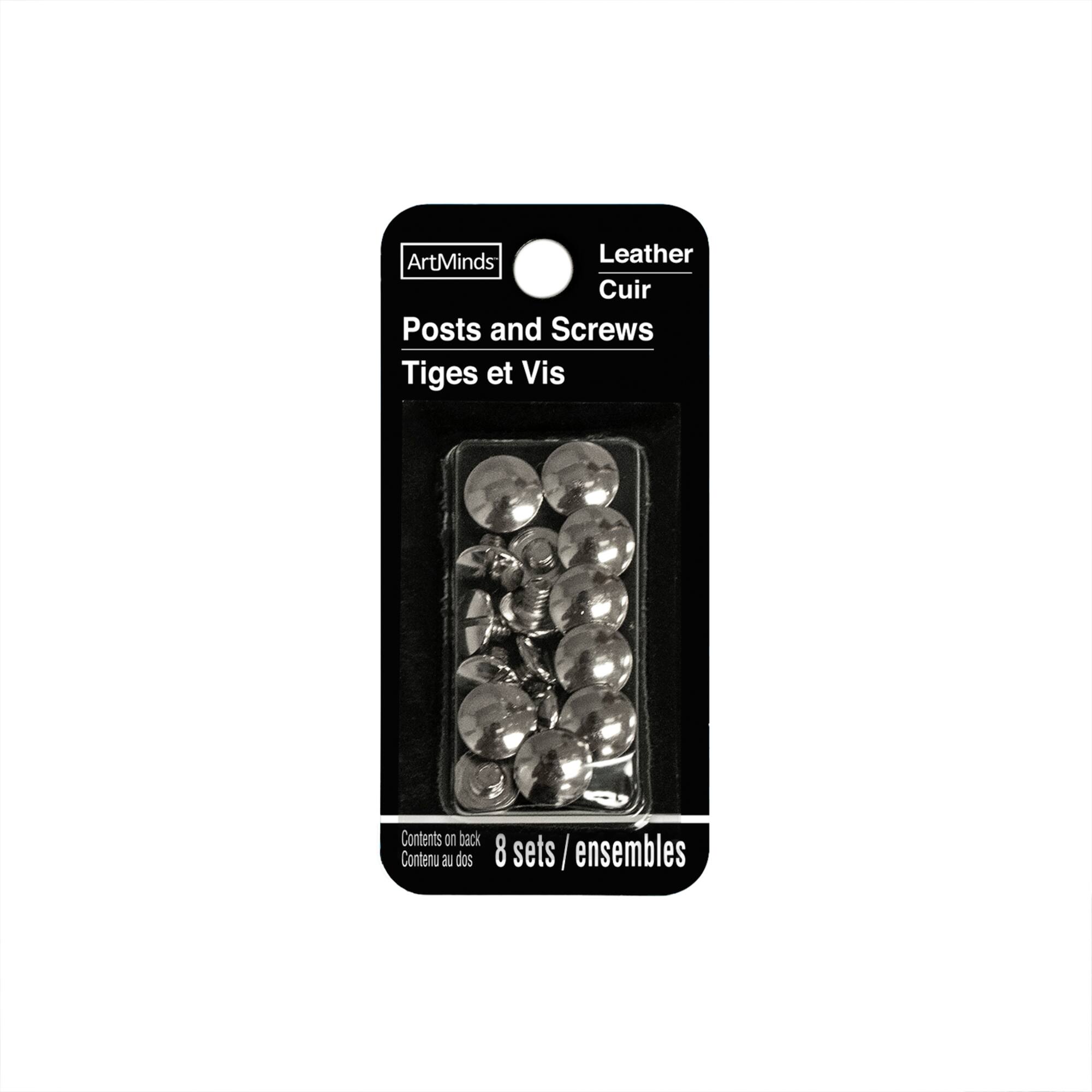Metal Posts & Screws for Leather by ArtMinds™